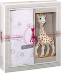 Sophie the giraffe sophiesticated gift set - baby toys - hydrophilic cloth - maternity gift - baby shower gift - 4-piece