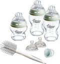Tommee Tippee Natural Start Glass Baby Bottle Starter Set - 150ml and 250ml Bottles for Newborn Babies 0m+