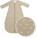 Meyco baby sweet heart baby sleeping bag round - sand soft sand - 110cm - 1.0 tog