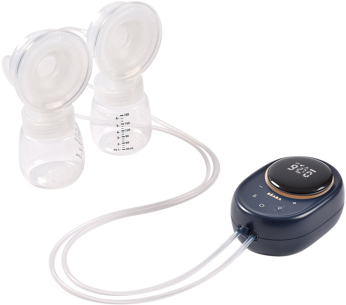 Béaba electric breast pump - electric double breast pump - 3 pump functions - 2 x 180ml