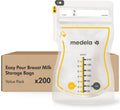 Medela breast milk storage bags – 200 pieces – leak-proof – with double closure and spout – BPA-free and recyclable
