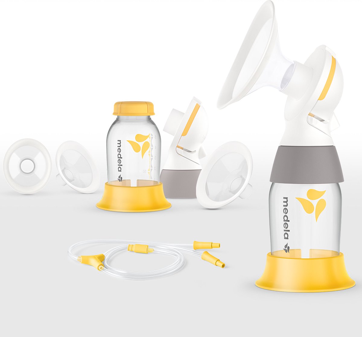 Medela classic personalfit flex double pump set - for electric breast pumps compatible with freestyle, swing maxi