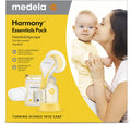 Medela harmony essentials pack - single manual pump set - including storage bags and ultra-breathable nursing pads