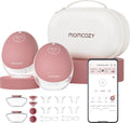 Momcozy m9 – hands-free breast pump – 2 pieces – electric – app control – quiet compact