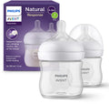 Philips avent natural response baby bottle 125ml – flow 2 - 2 bottles - newborn - scy900 02