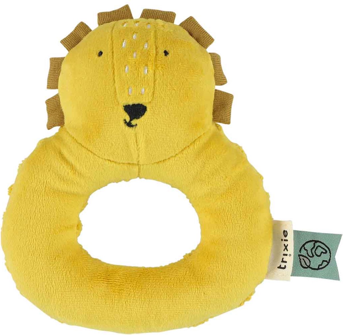 Trixie rattle – mr. lion – soft baby toy with crinkle sound – sensory toys – from 3 months