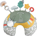 Sophie the giraffe cozy play play cushion - tummy time - activity cushion - baby toys - maternity gift - baby shower gift - from 0 months - 45 x 13 x 35 cm - green yellow white