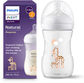 Philips avent natural response baby bottle – 260 ml – flow 3 – giraffe - scy903 66