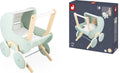 Janod - zen - doll pram - wooden doll pram for dolls up to 42 cm