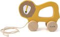 Trixie wooden pull toy - mr. lion - for the first steps - baby toys - for boys girls - lion