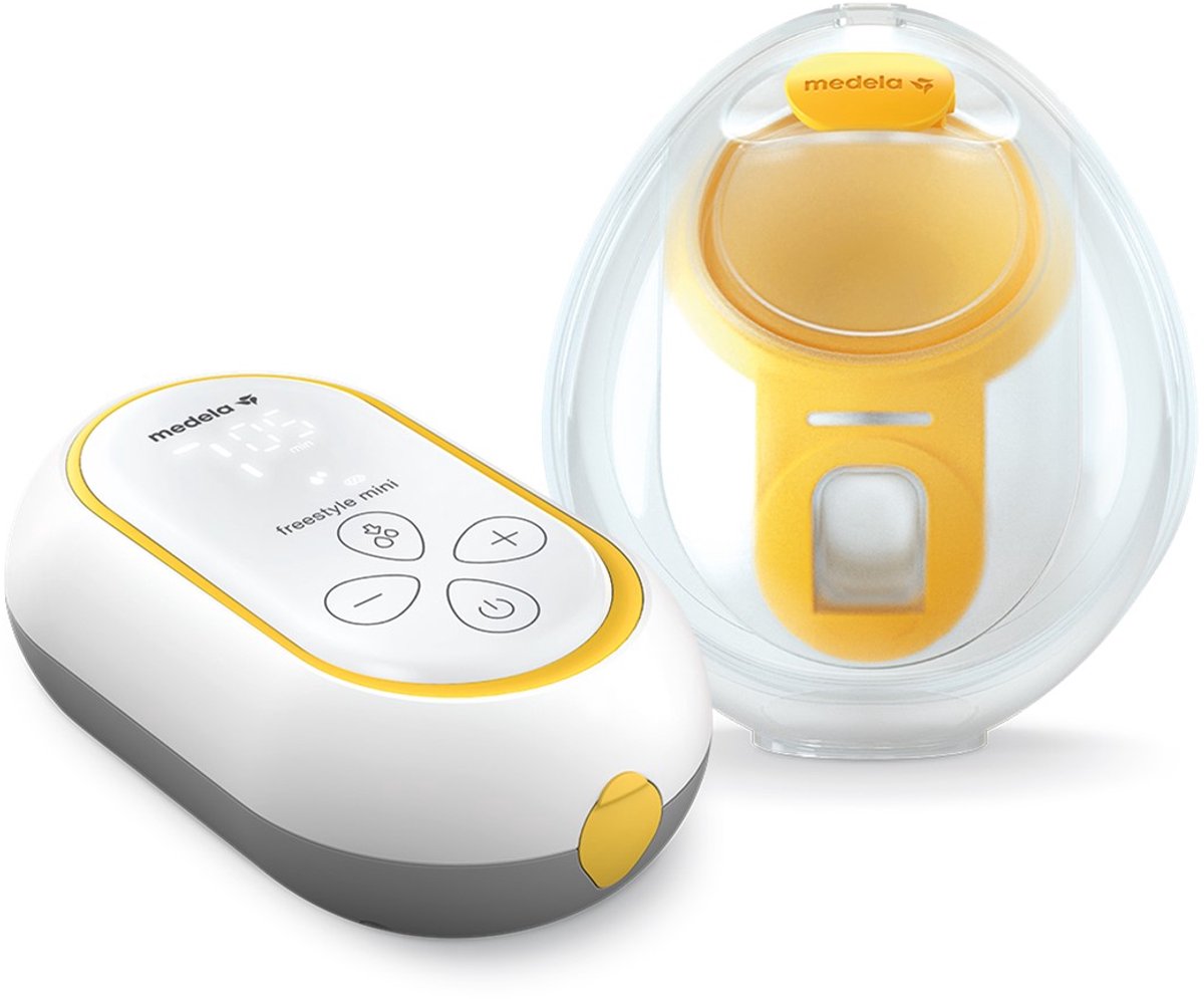 Medela freestyle mini hands-free - single electric breast pump - portable - hands-free cups - rechargeable battery