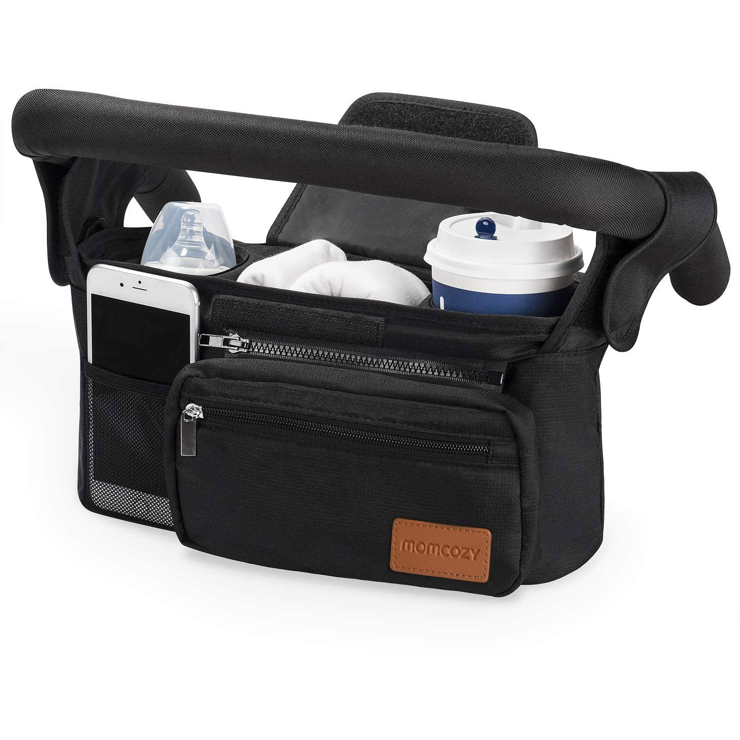 Momcozy Stroller Organizer with Cup Holders