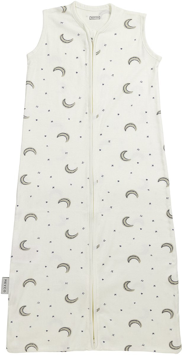 Meyco baby moon baby summer sleeping bag - indigo - 70cm - 0.3 tog