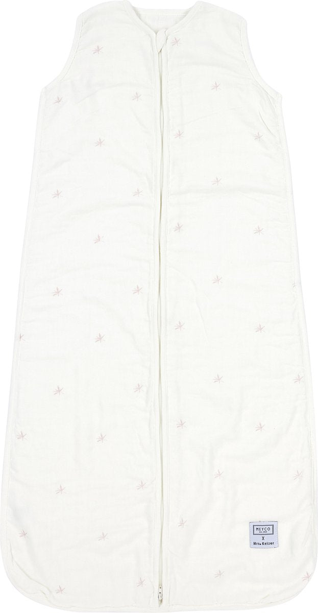 Meyco baby x mrs.keizer ibiza baby sleeping bag - bamboo hydrophilic - lilac - 70cm