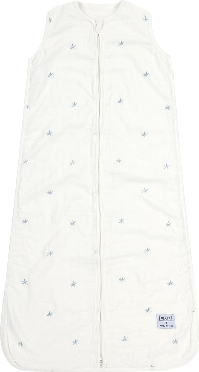 Meyco baby x mrs.keizer ibiza baby sleeping bag - bamboo hydrophilic - denim - 110cm