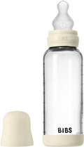 Bibs bottle - medium flow - 240 ml - silicone glass - ivory
