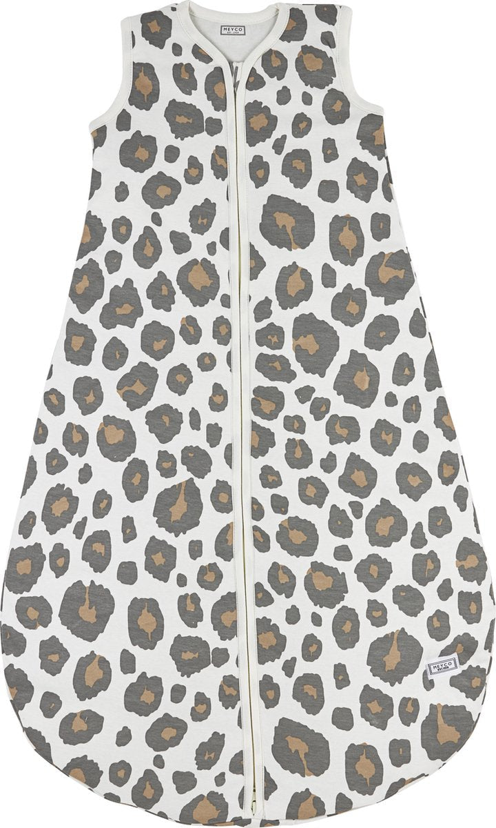 Meyco baby panther baby sleeping bag round lined - neutral - 86cm - 2.5 tog
