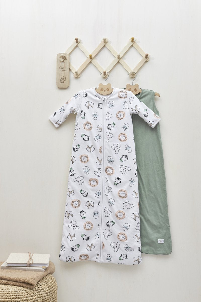 Meyco baby animal baby sleeping bag 4 seasons - multicolour - 3.0 tog
