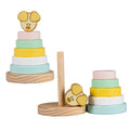 Rubo toys Woezel and Pip Pip baby stacking tower, 7 pieces.