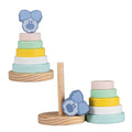 Rubo toys Woezel and Pip Woezel baby stacking tower, 7 pieces.