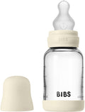 Bibs bottle - slow flow - 120 ml - silicone glass - ivory