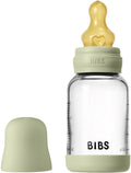 Bibs bottle - slow flow - 120 ml - glass latex - sage