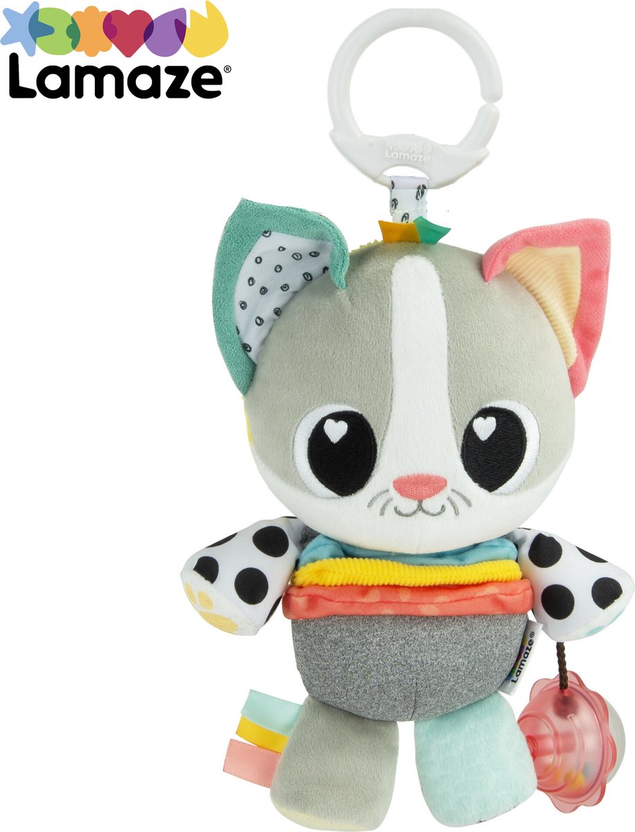 Lamaze millie the cat - educational baby toys - play and discover - cuddly toy