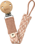 Bibs - pacifier cord - blush ivory - 0+ months