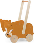 Trixie wooden walker - mr. fox - baby walker - children's toys - walker from 1.5 years - for boys and girls - fsc