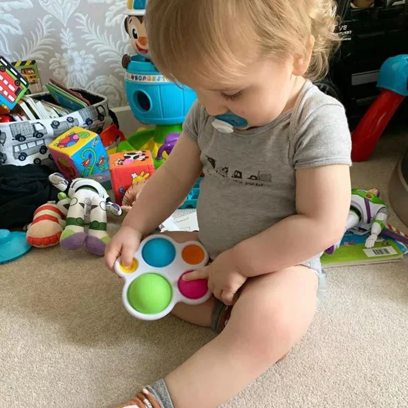 Baby Rattle Puzzle Early Education Toy
