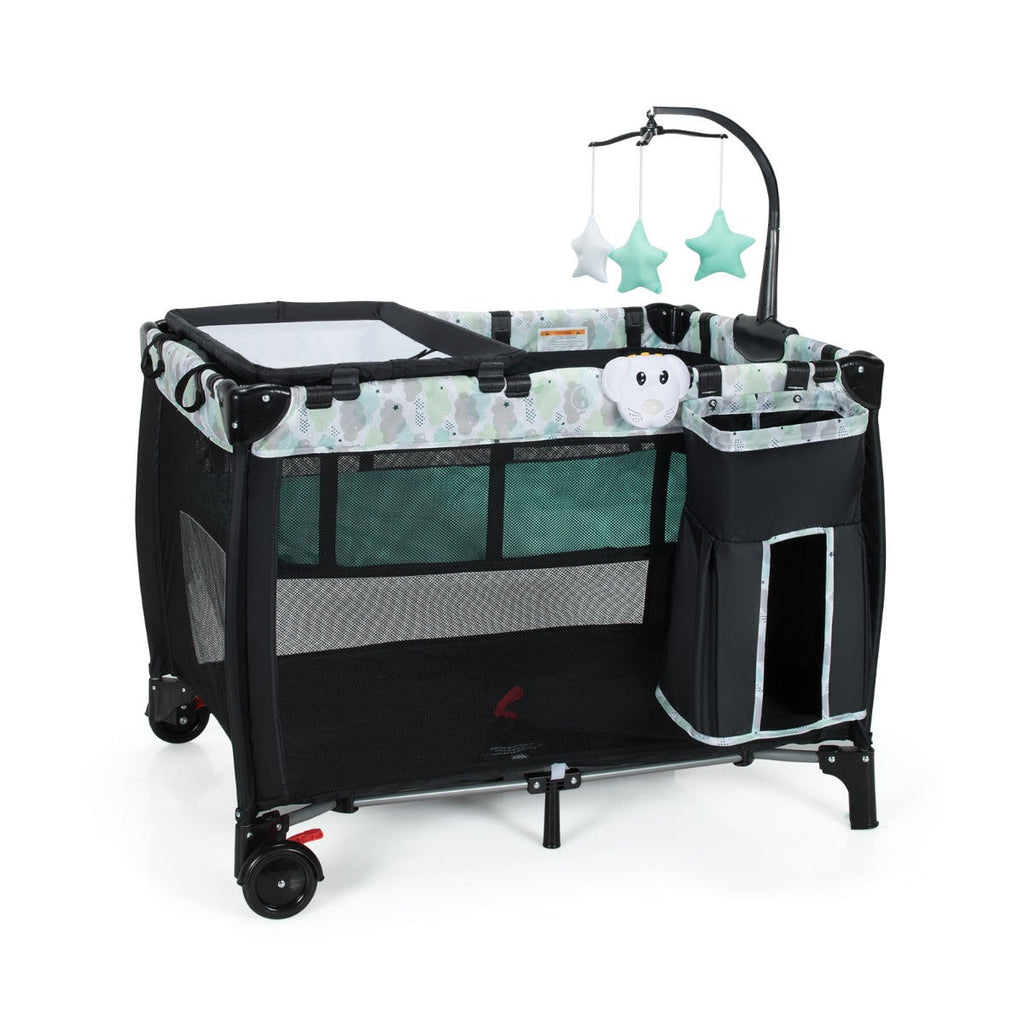 NNECW 3 in 1 Baby Portacot with Changing Table & Carry Bag